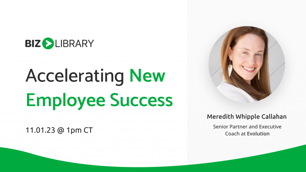 accelerating new employee success webinar description